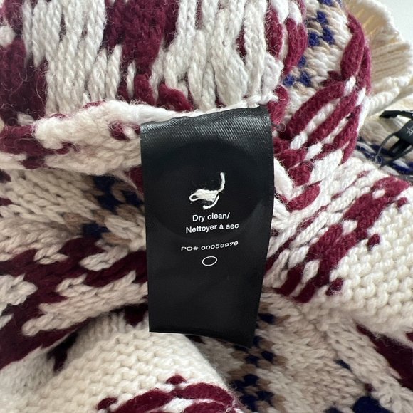 rag & bone Cream and Brown Patterned Cardigan - Picture 7 of 7